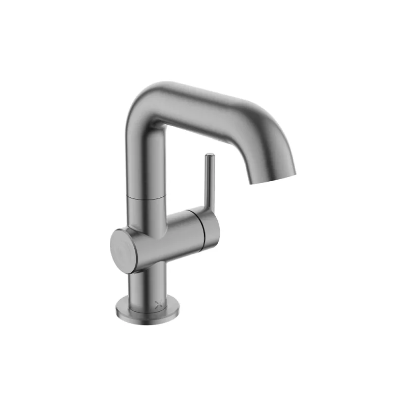 Crosswater 3ONE6 Lever Basin Side Deck Mixer 1 Handle Stainless Slate product image - Image 3