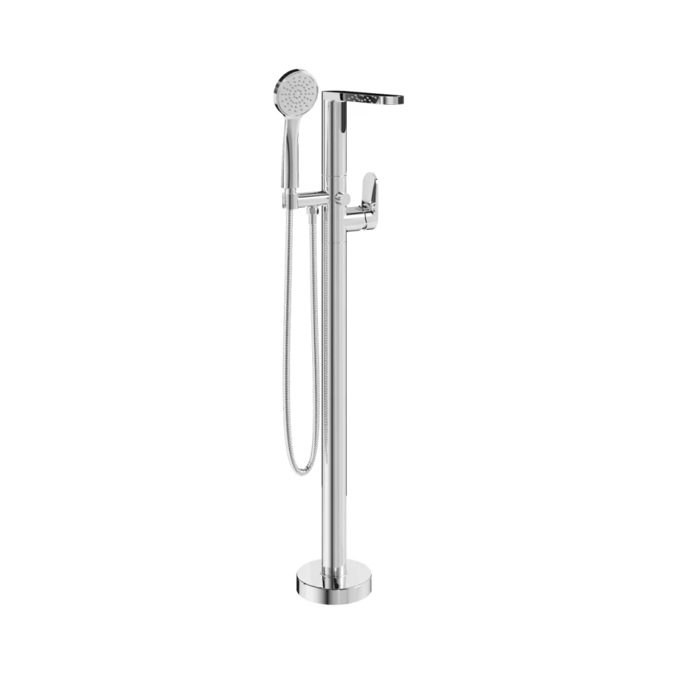 Crosswater Drift Bath Shower Mixer Floor Standing Chrome product image - Image 3