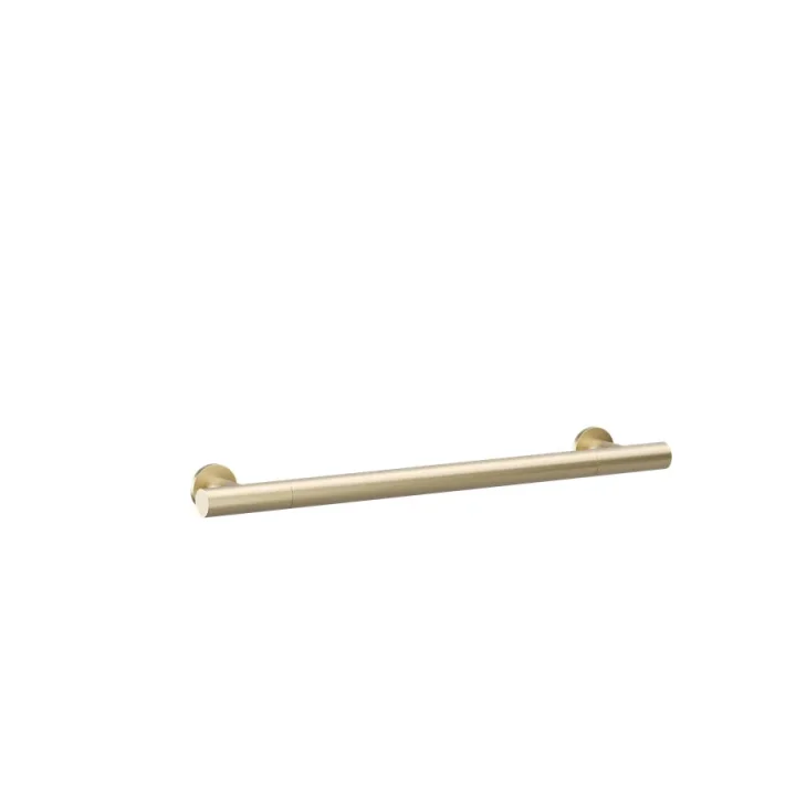Crosswater Straight Grab Bar 600mm Brushed Brass detail view - Image 2