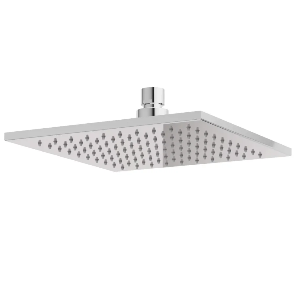 Crosswater Zion Shower Head 200mm Chrome detail view - Image 2