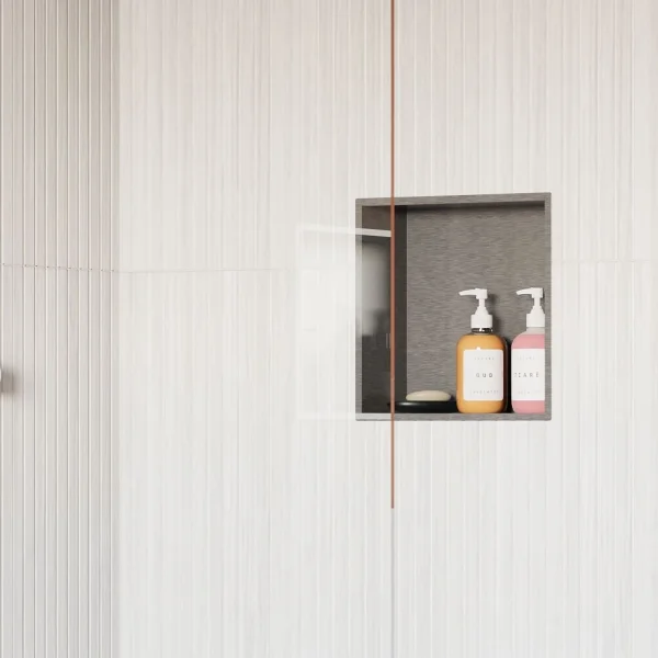 Crosswater Niches 305 X 305mm Brushed Stainless