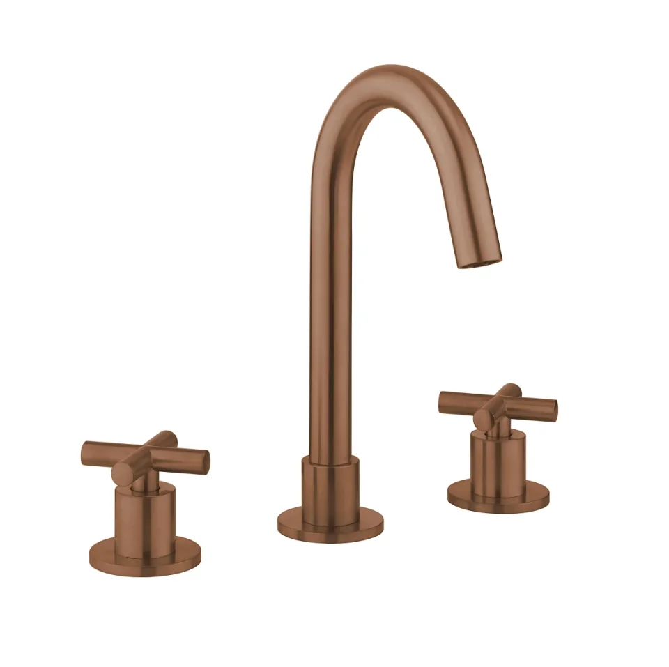 Crosswater MPRO Crosshead Basin Set Single Plate Brushed Bronze product image - Image 3