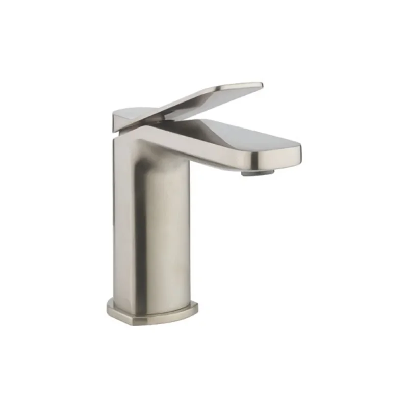 Crosswater Glide II Basin Monobloc Brushed Nickel product image - Image 1