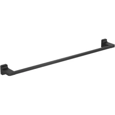 Crosswater Rotar Towel Rail 600mm Matt Black detail view - Image 2