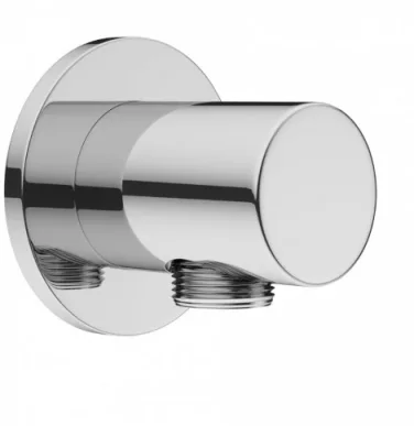 Crosswater MPRO Golf Wall Outlet Brushed Nickel detail view - Image 2