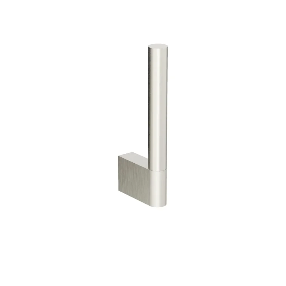 Crosswater MPRO Spare Toilet Roll Holder Brushed Nickel detail view - Image 2