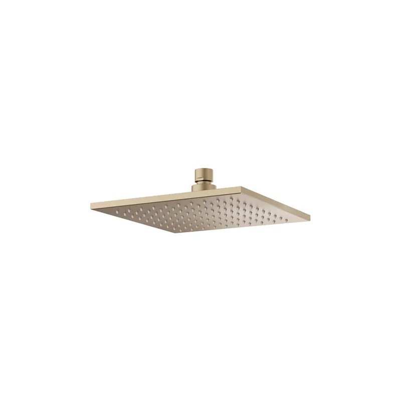 Crosswater Zion Shower Head 200mm Brushed Brass product image - Image 3