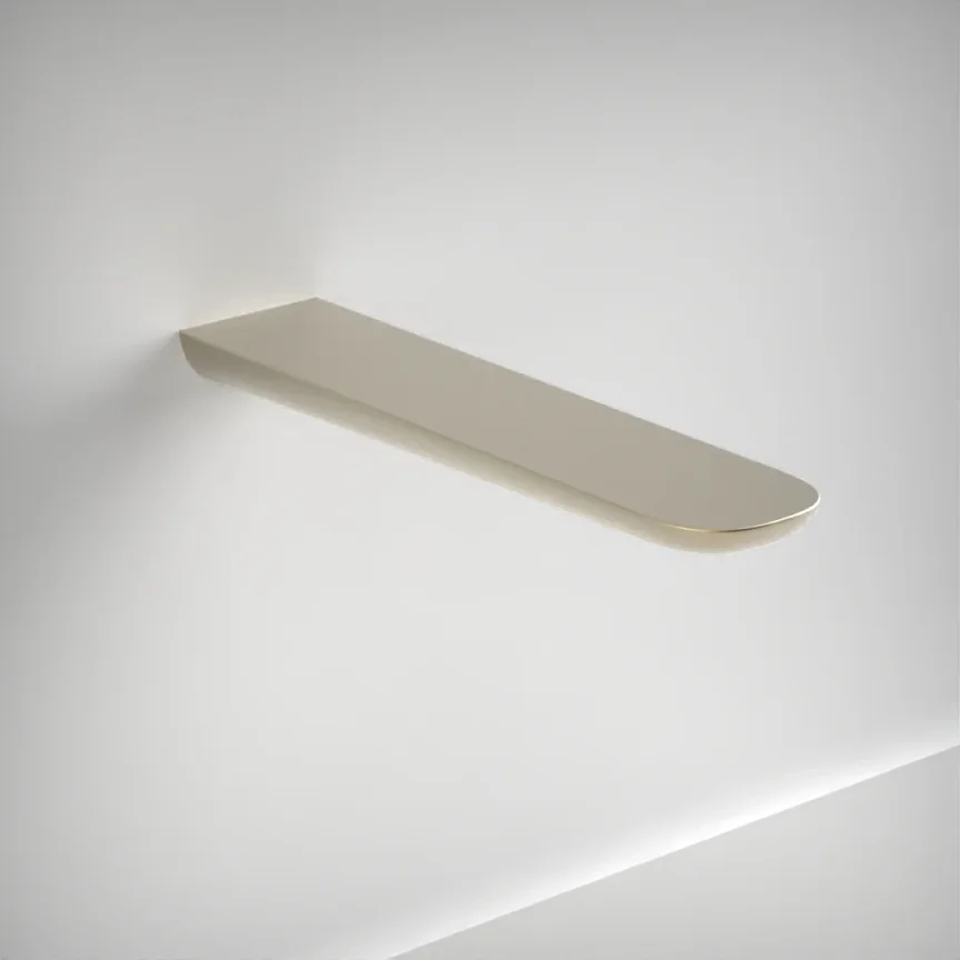 Ava Purity 196mm Wall Mounted Spout Only - Brushed Brass product image - Image 1