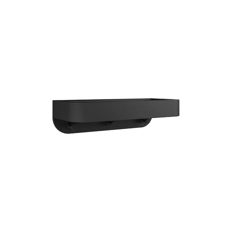 Crosswater Shower Basket Wall Mounted Black Insert Matt Black product image - Image 3