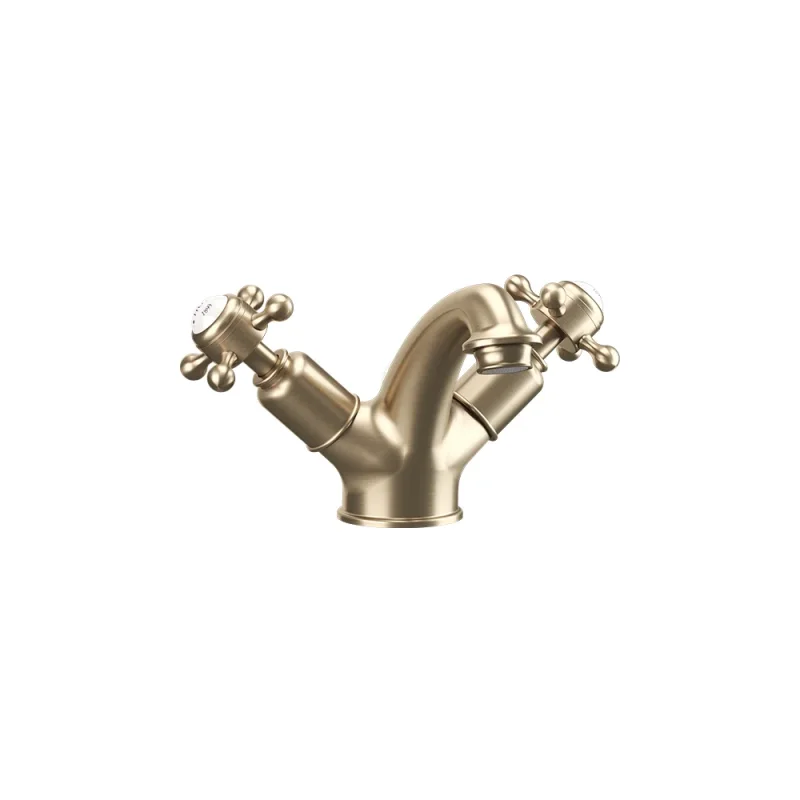 Crosswater Belgravia Crosshead Mono Mixer Brushed Brass product image - Image 3