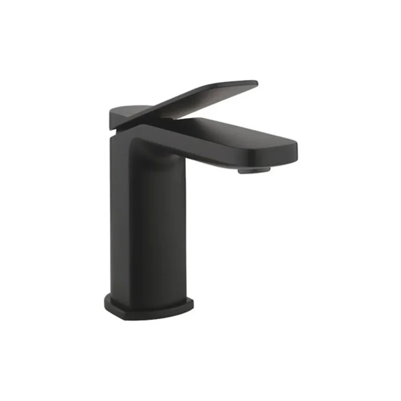 Crosswater Glide II Basin Monobloc Matt Black product image - Image 3