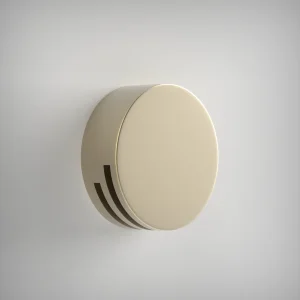 Ava Extended Round Bath Overflow Filler - Brushed Brass