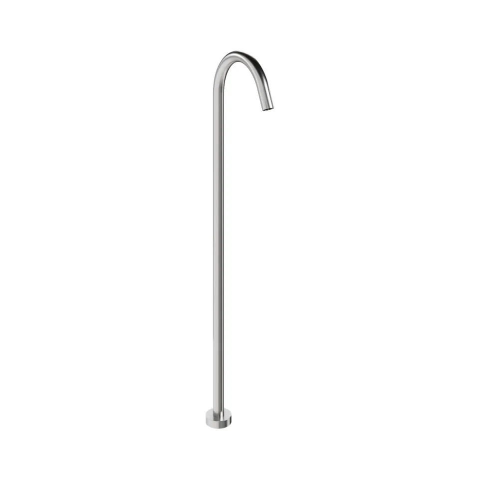 Crosswater Bath Spout Floor Standing Brushed Nickel product image - Image 3