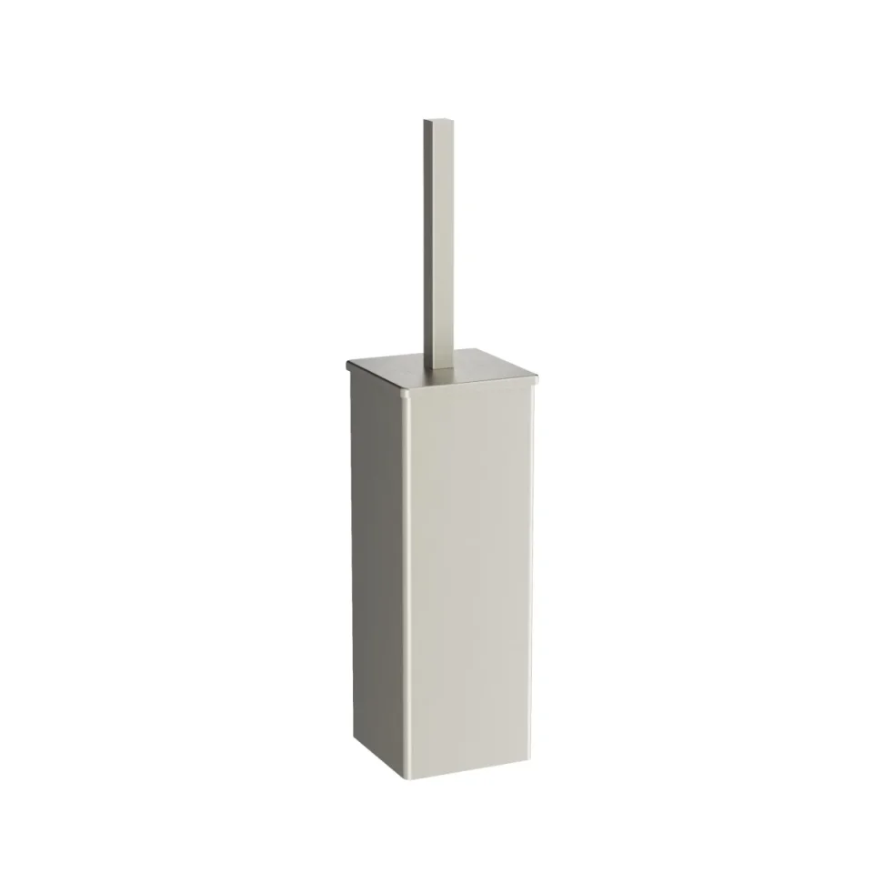 Crosswater Rotar Toilet Brush Holder Brushed Nickel detail view - Image 2