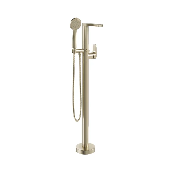 Crosswater Drift Bath Shower Mixer Floor Standing Brushed Brass