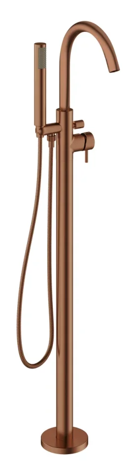 Crosswater Mpro Bath Shower Mixer Floor Standing Brushed Bronze product image - Image 3