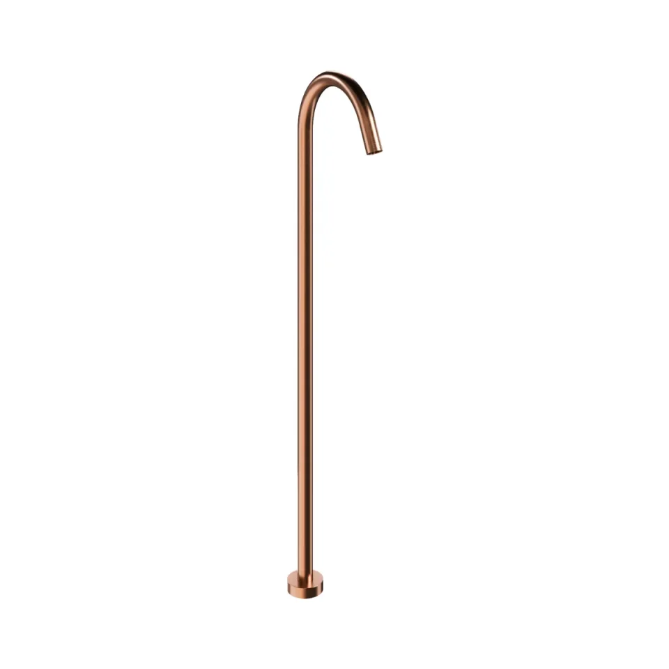 Crosswater Bath Spout Floor Standing Brushed Bronze product image - Image 3