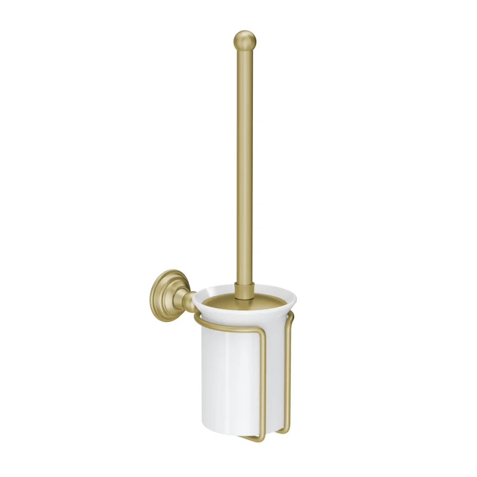 Crosswater Belgravia Toilet Brush Holder Brushed Brass product image - Image 3