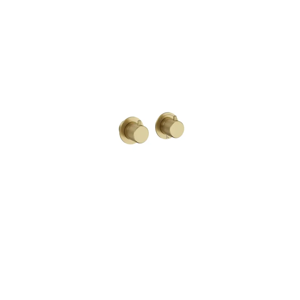 Crosswater Module 3one6 2 Control Diverter Trimset Stainless Brushed Brass Effect product image - Image 3