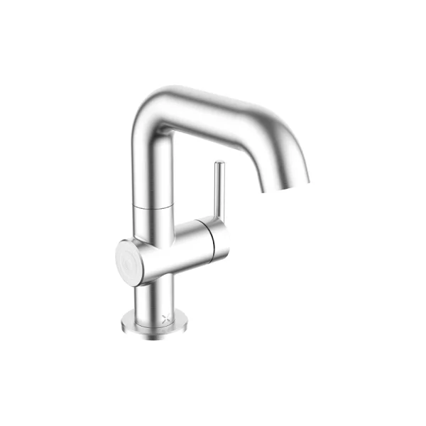 Crosswater 3ONE6 Lever Basin Side Deck Mixer 1 Handle Stainless Steel