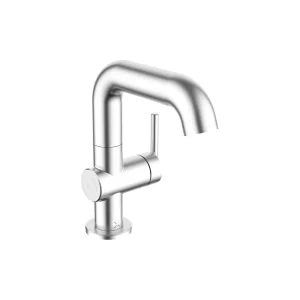 Crosswater 3ONE6 Lever Basin Side Deck Mixer 1 Handle Stainless Steel