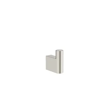 Crosswater MPRO Single Robe Hook Brushed Nickel detail view - Image 2