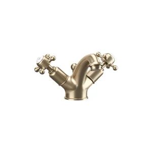 Crosswater Belgravia Crosshead Mono Mixer With Pop Up Waste Brushed Brass