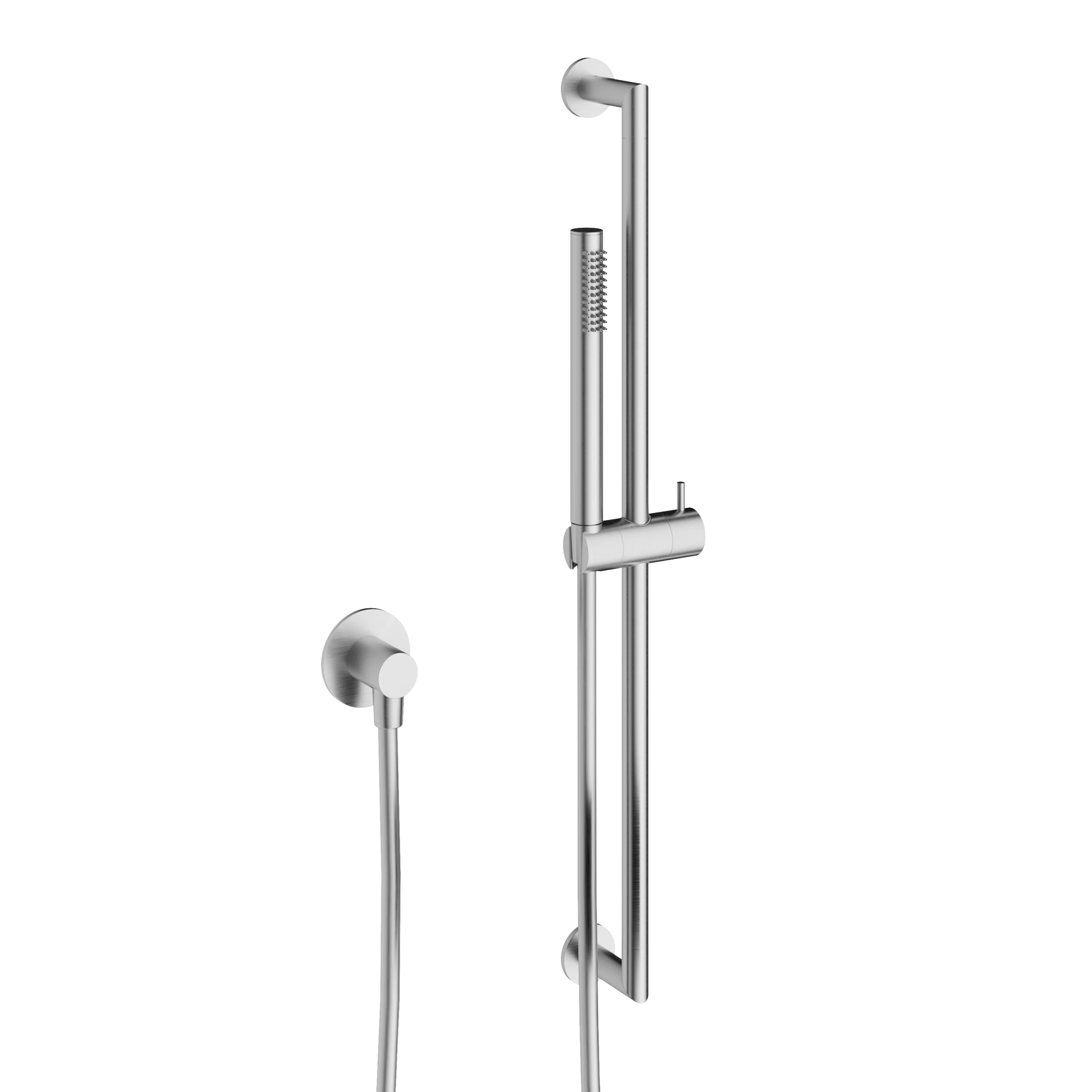 Crosswater 3ONE6 Designer Slide Rail Kit & Wall Outlet Stainless Steel