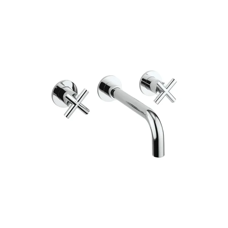 Crosswater MPRO Crosshead Basin 3 Hole Set Chrome product image - Image 1