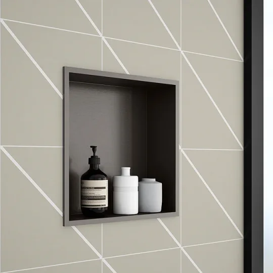 Crosswater Niches 305 X 305mm Slate detail view - Image 2