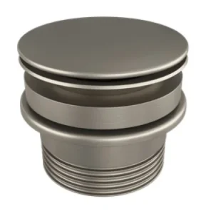 Crosswater Belgravia Basin Clicker Waste Brushed Nickel detail view - Image 2