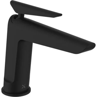 Crosswater Foile Basin Monobloc Matt Black detail view - Image 2