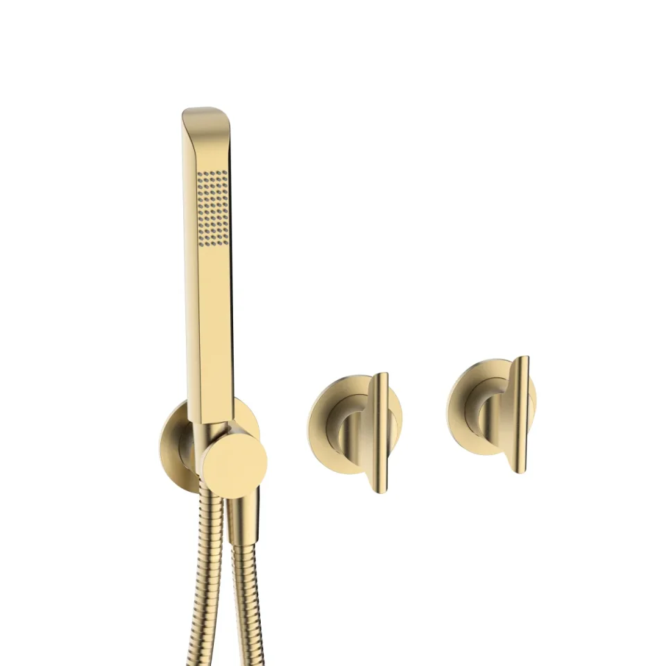 Crosswater Module Foile 2 Handle With Handshower Brushed Brass product image - Image 3