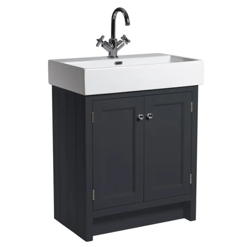Roper Rhodes 700mm Hampton Countertop Unit - Slate Grey product image - Image 2