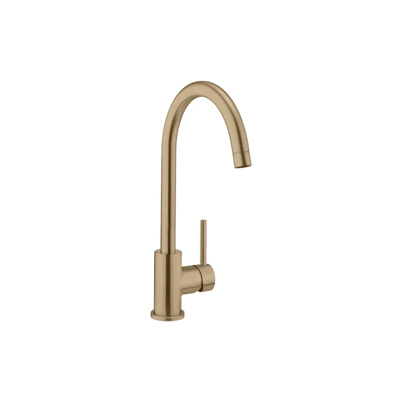 Crosswater MPRO Side Lever Kitchen Mix Brushed Brass product image - Image 3