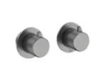 Crosswater Module 3one6 2 Control Diverter Trimset Stainless Slate detail view - Image 2