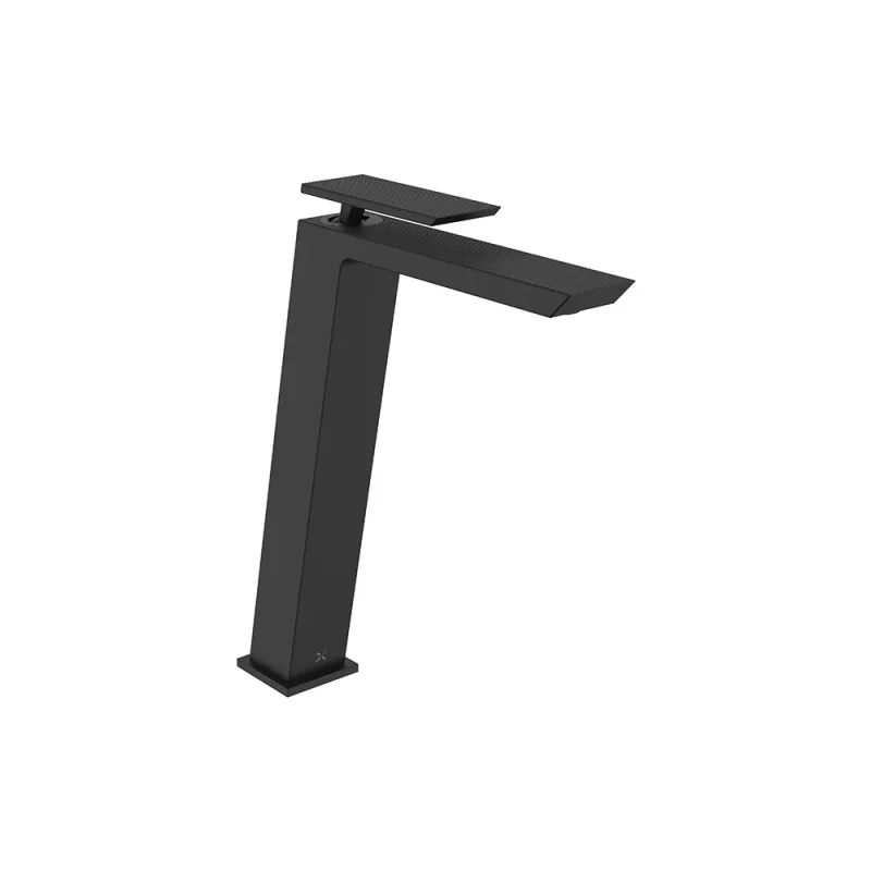 Crosswater Limit Tall Basin Monobloc Matt Black product image - Image 3