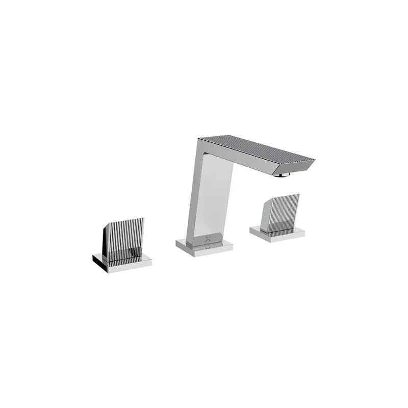 Crosswater Limit 3 Hole Basin Set Chrome product image - Image 3