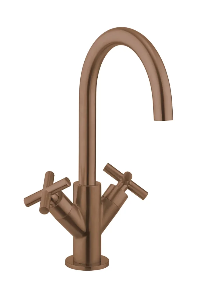 Crosswater MPRO Crosshead Basin Monobloc Brushed Bronze product image - Image 3