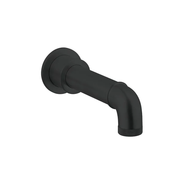 Crosswater MPRO Industrial Bath Spout Wall Mounted Carbon Black
