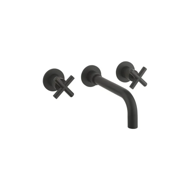 Crosswater MPRO Crosshead Basin 3 Hole Set Matt Black product image - Image 3