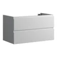 Faeber Mode 900mm Wall-Hung Vanity Unit with 2 Drawers - Matt White