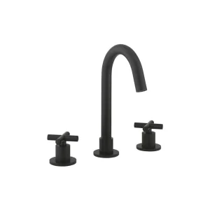 Crosswater MPRO Crosshead Basin Set Single Plate Matt Black