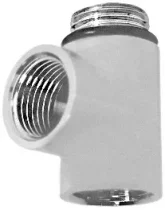 Ava Towel Rail Dual Fuel T-piece Brushed Chrome