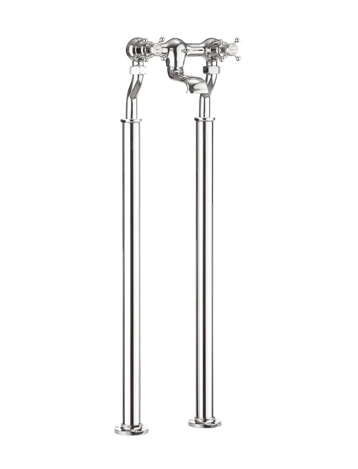 Crosswater Belgravia Floor Standing Legs Chrome product image - Image 1