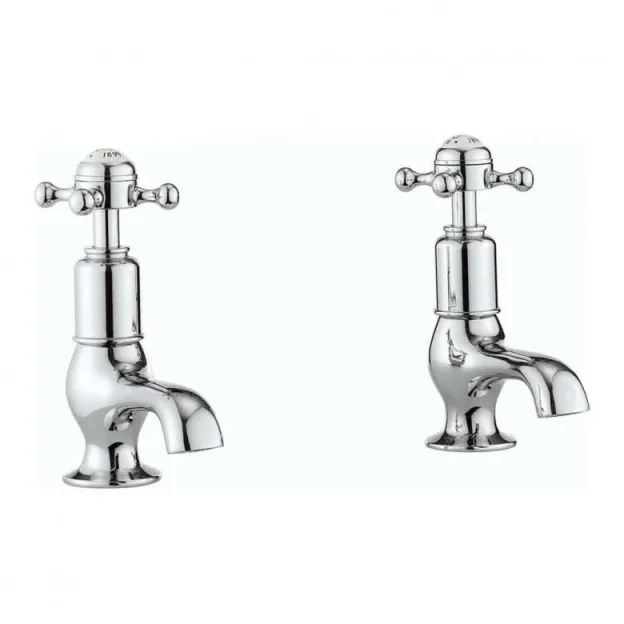 Crosswater Belgravia Crosshead Cloakroom Basin Tap No Waste Chrome detail view - Image 3