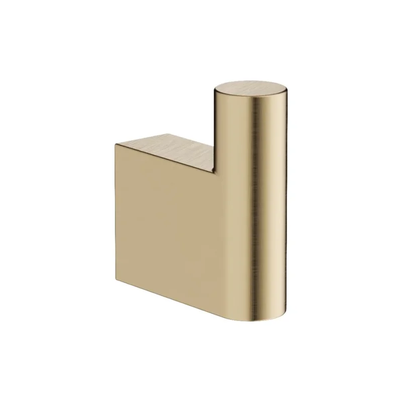 Crosswater Mpro Single Robe Hook Brushed Brass product image - Image 1