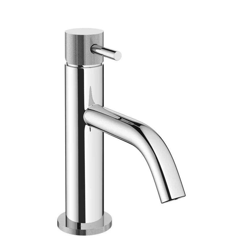 Crosswater MPRO Basin Monobloc Knurled Chrome detail view - Image 2
