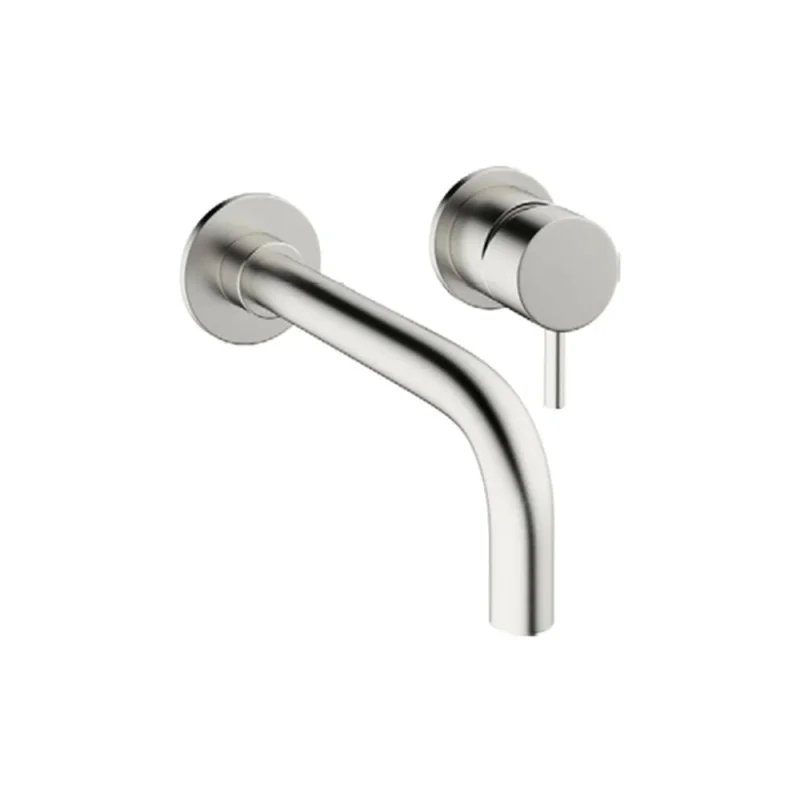 Crosswater MPRO Basin 2 Hole Set Brushed Nickel product image - Image 1