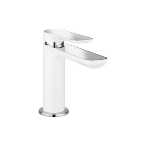 Crosswater Pier Basin Monobloc No Waste Deck Mounted Chrome White